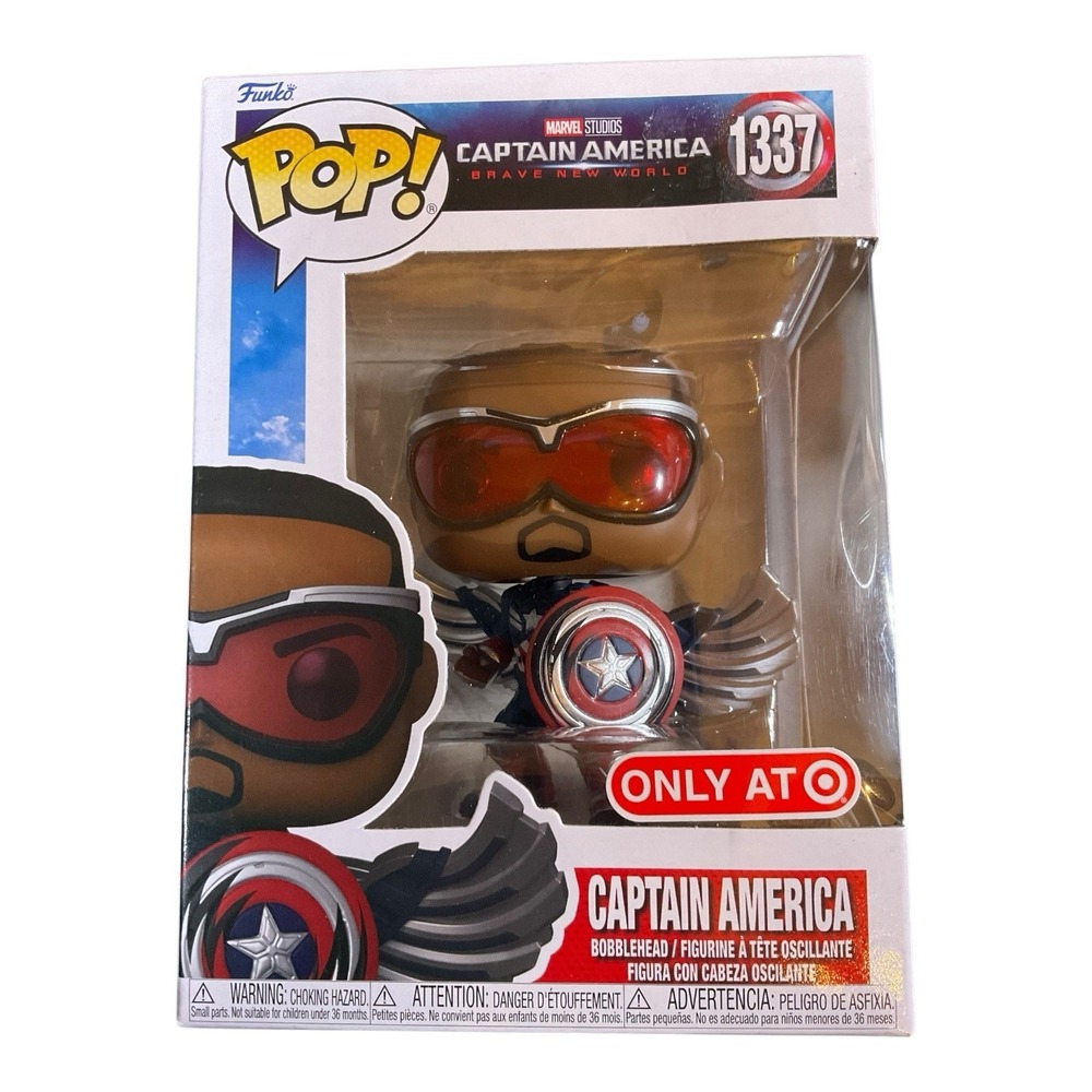 Marvel Pop!‎ Captain America (Sam Wilson) (Retro Comic Deco) #1337 Target